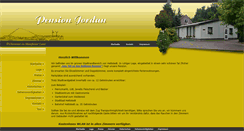 Desktop Screenshot of pension-jordan.de